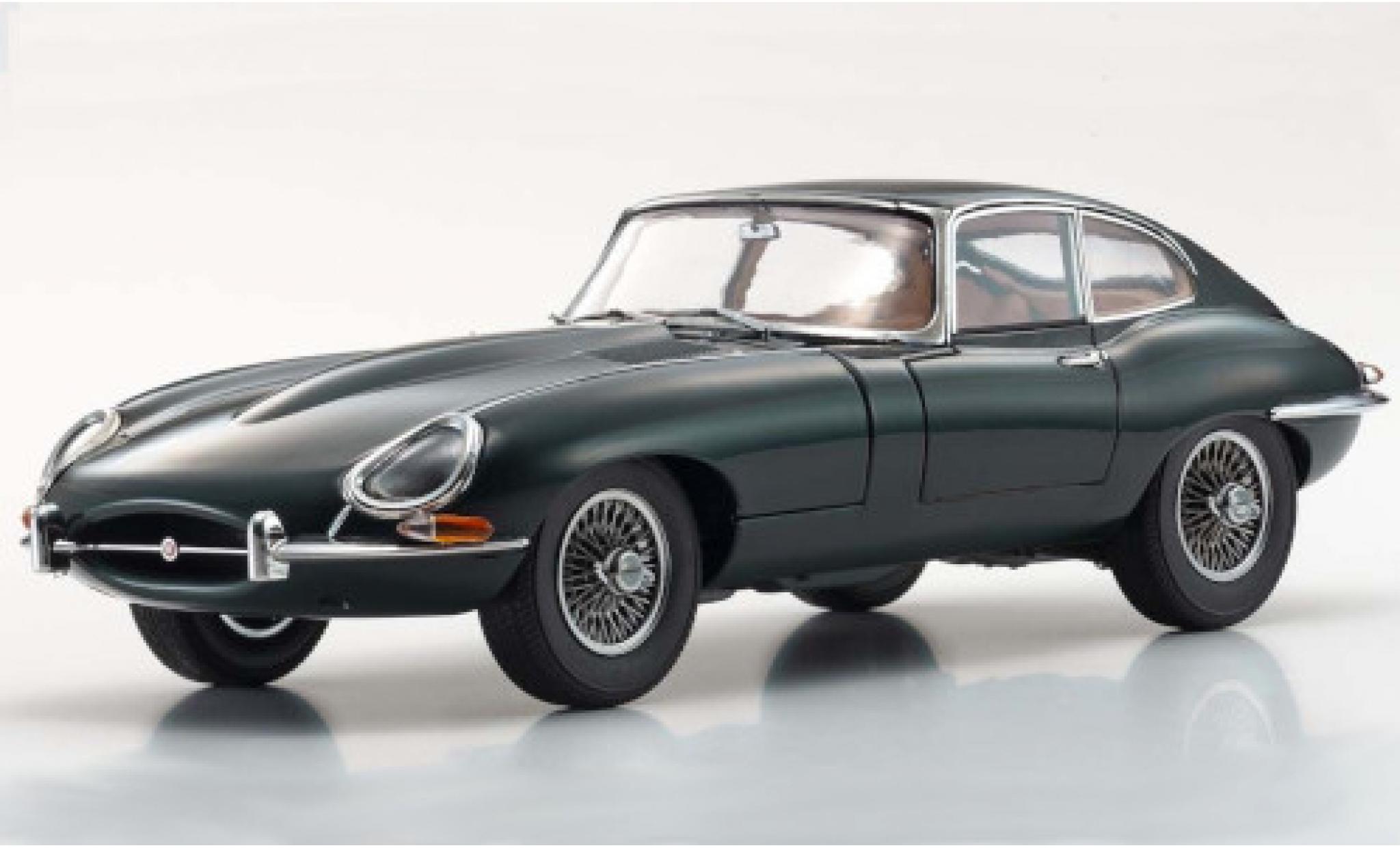Jaguar E-Type 1/18 Kyosho Series I green RHD 1961 diecast model cars