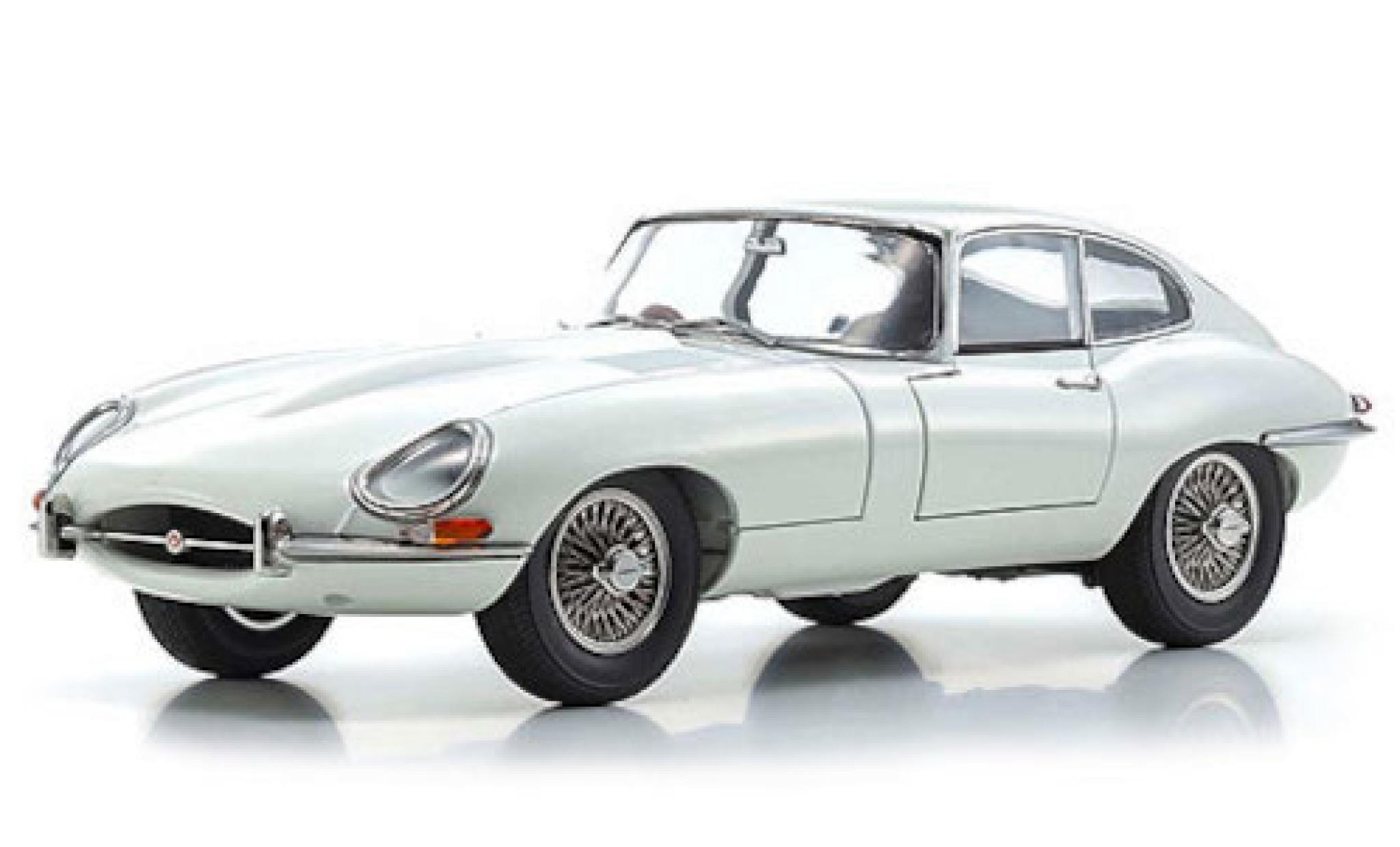 Jaguar E-Type 1/18 Kyosho Series I white RHD 1961 diecast model cars