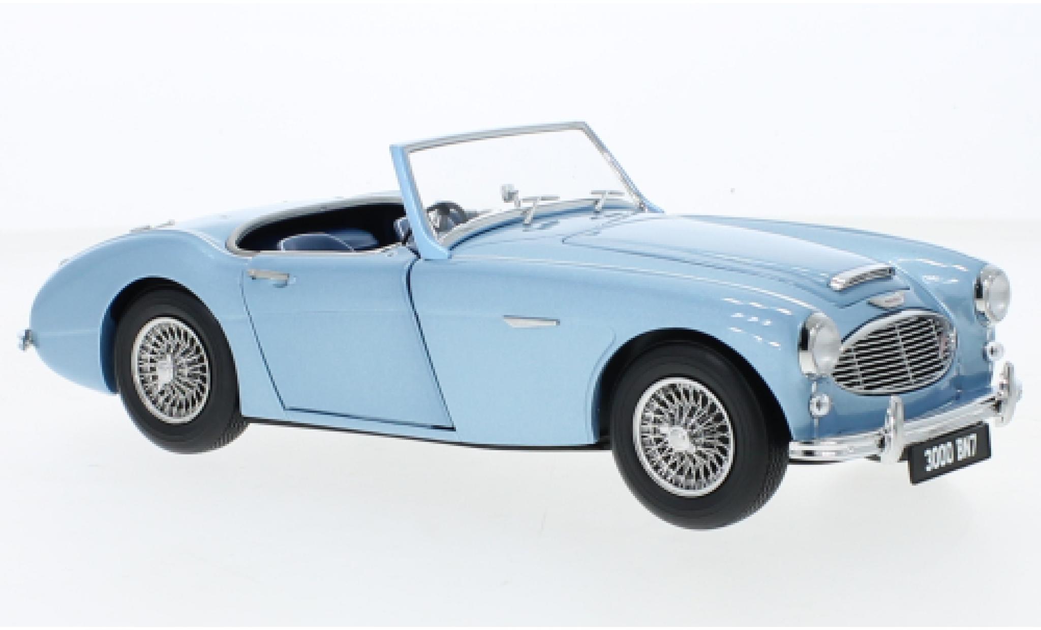 Austin Healey 3000 1/18 Kyosho MK. I (BN7) blue diecast model cars