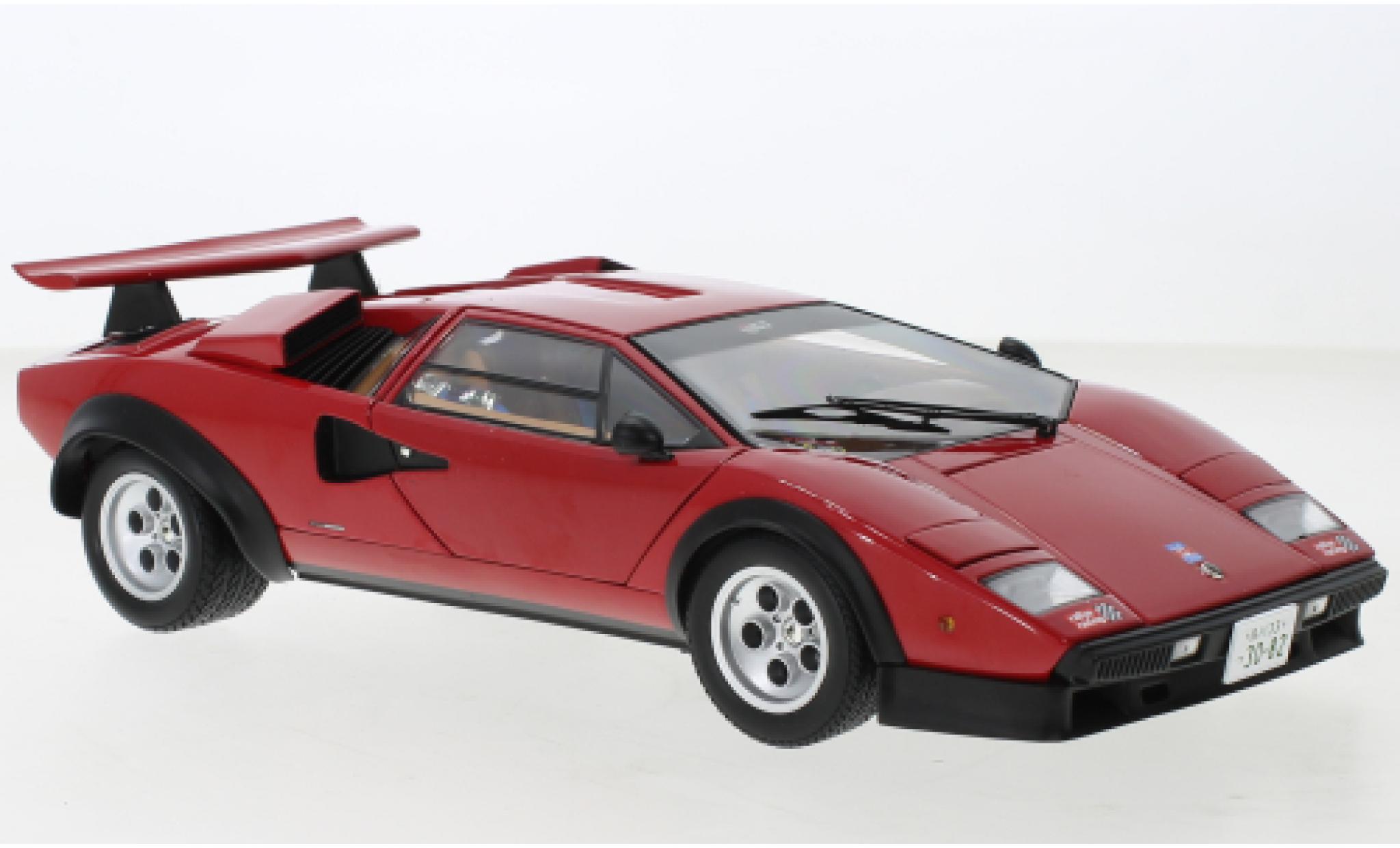 Lamborghini Countach 1/18 Kyosho Walter Wolf red diecast model cars