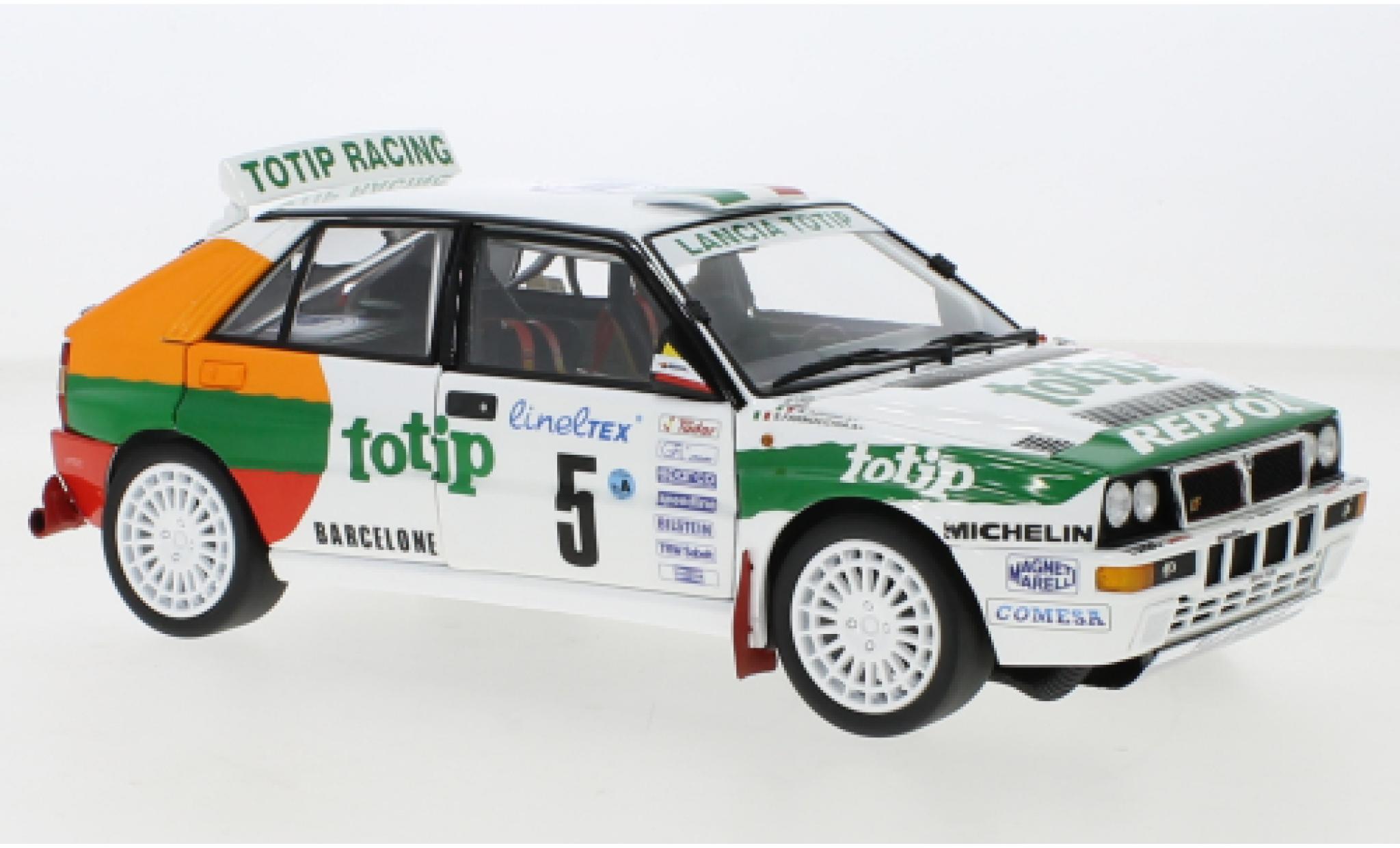 Lancia Delta 1/18 Kyosho HF Integrale No.5 Jolly Club Totip Rally WM Rally Monte Carlo 1993 diecast model cars