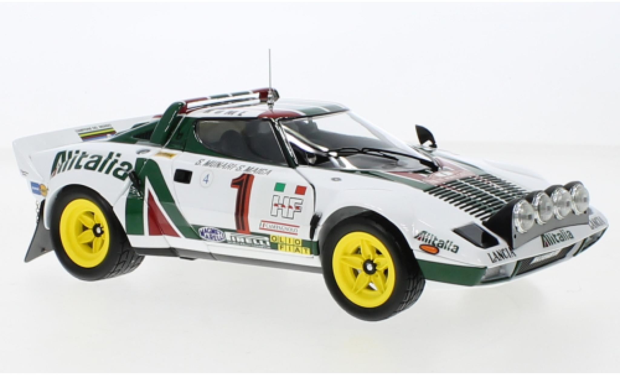 Lancia Stratos 1/18 Kyosho HF No.1 Alitalia Rally WM Rally Monte Carlo 1977 diecast model cars