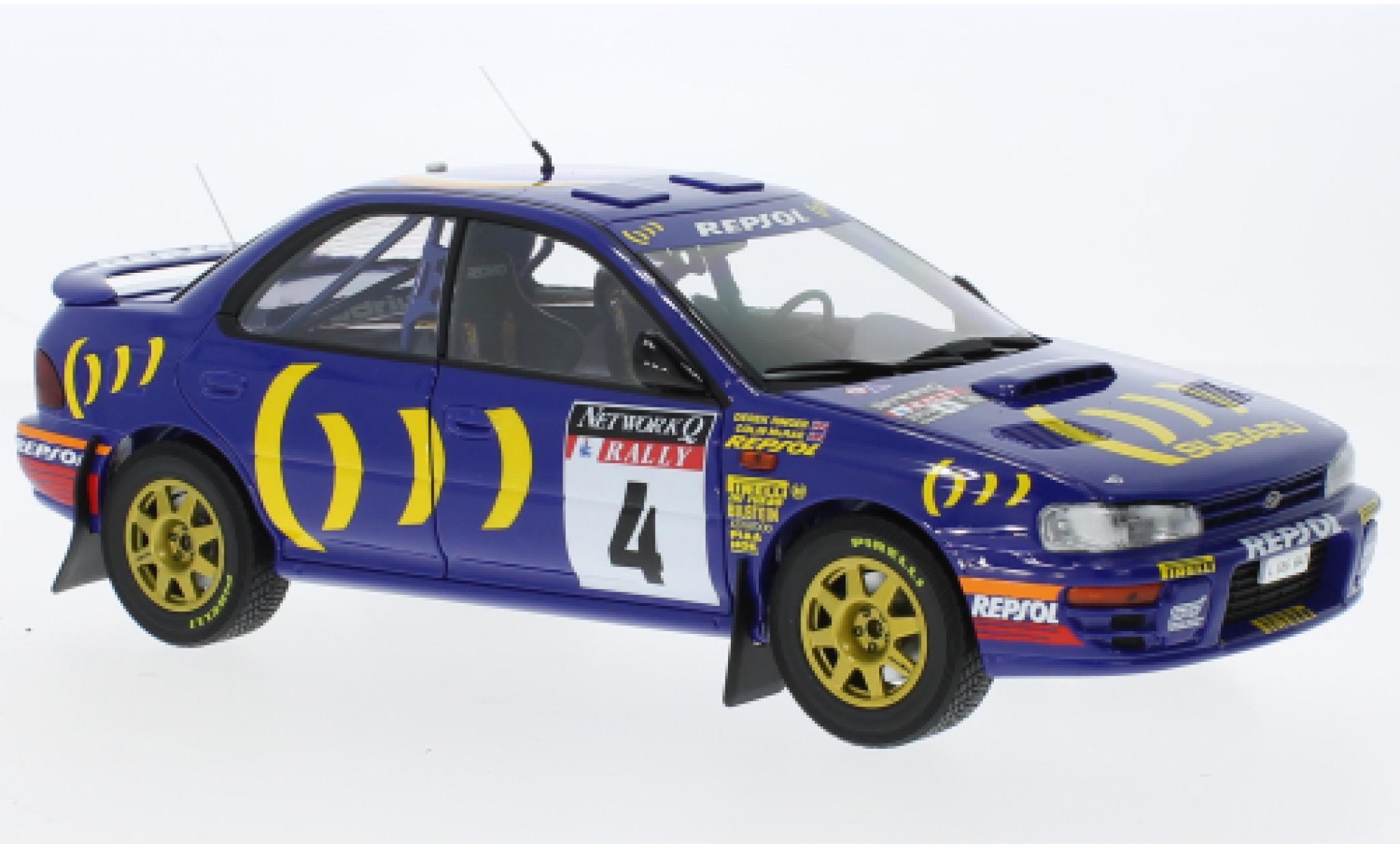 Subaru Impreza 1/18 Kyosho 555 No.4 Rally WM RAC Rally 1994 diecast model cars