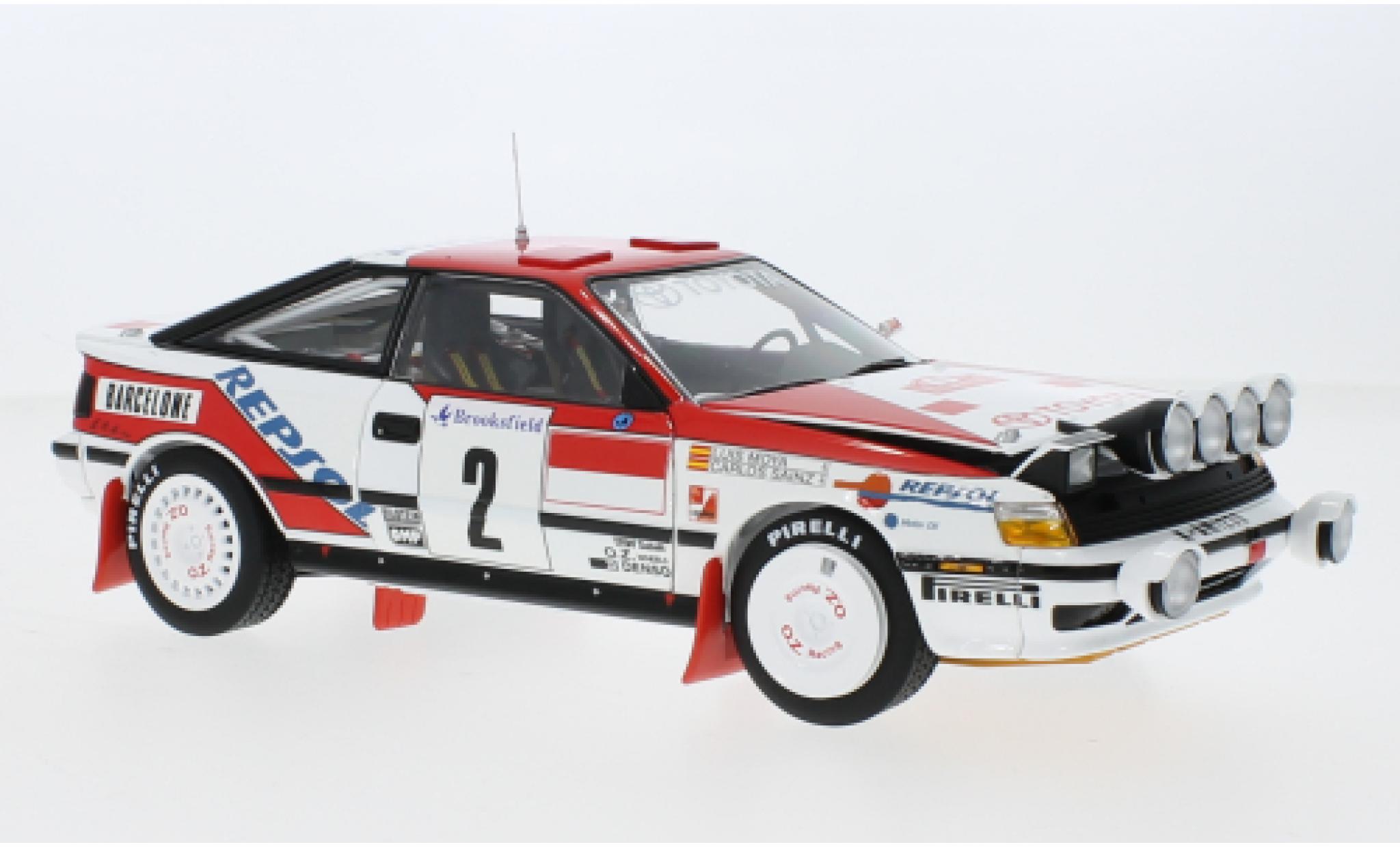 Toyota Celica 1/18 Kyosho GT-quatre (ST165) No.2 Team Allemagne Rally WM Rally Monte Carlo 1991 diecast model cars