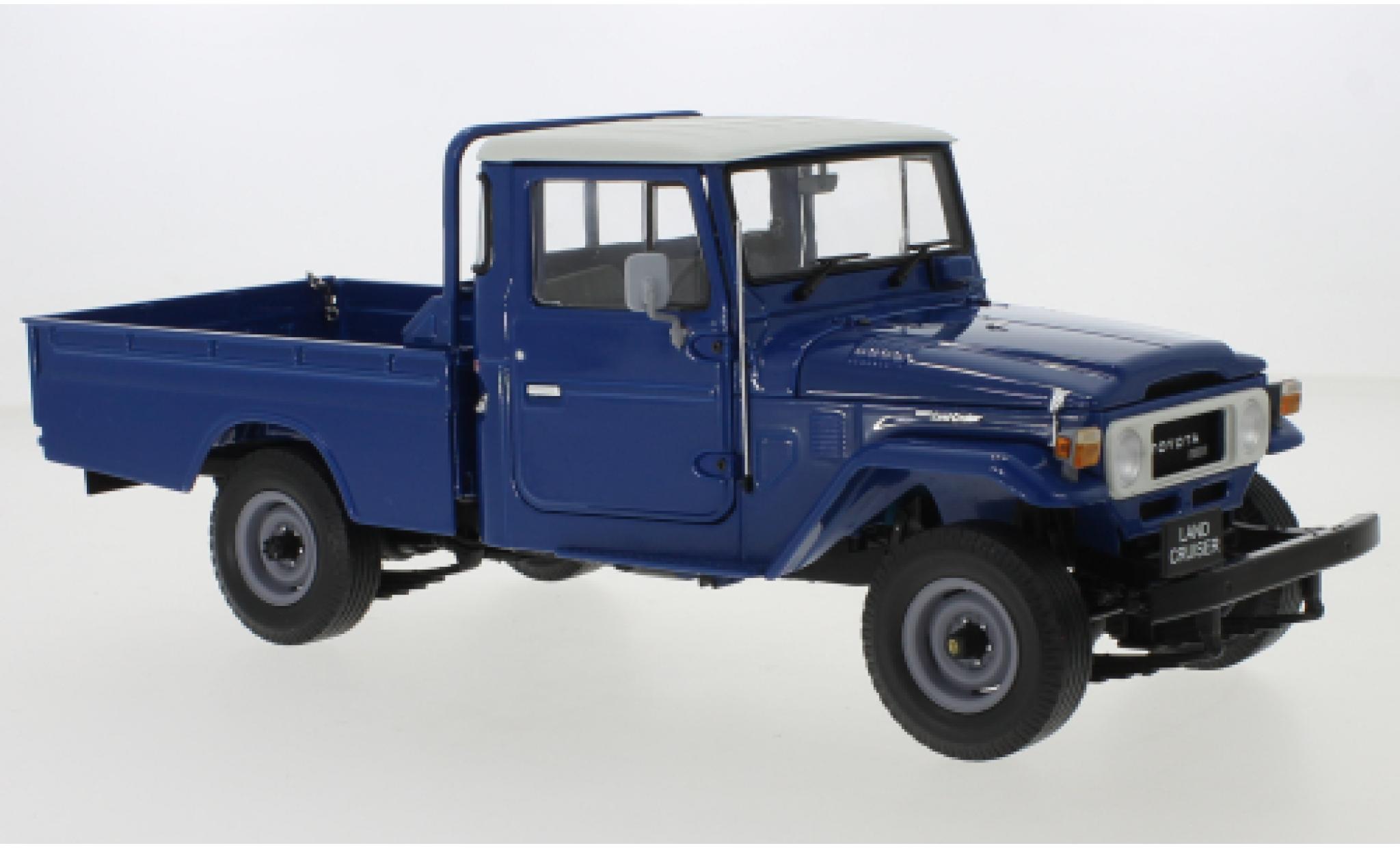 Toyota Land Cruiser 1/18 Kyosho 40 Pick Up blue RHD diecast model cars