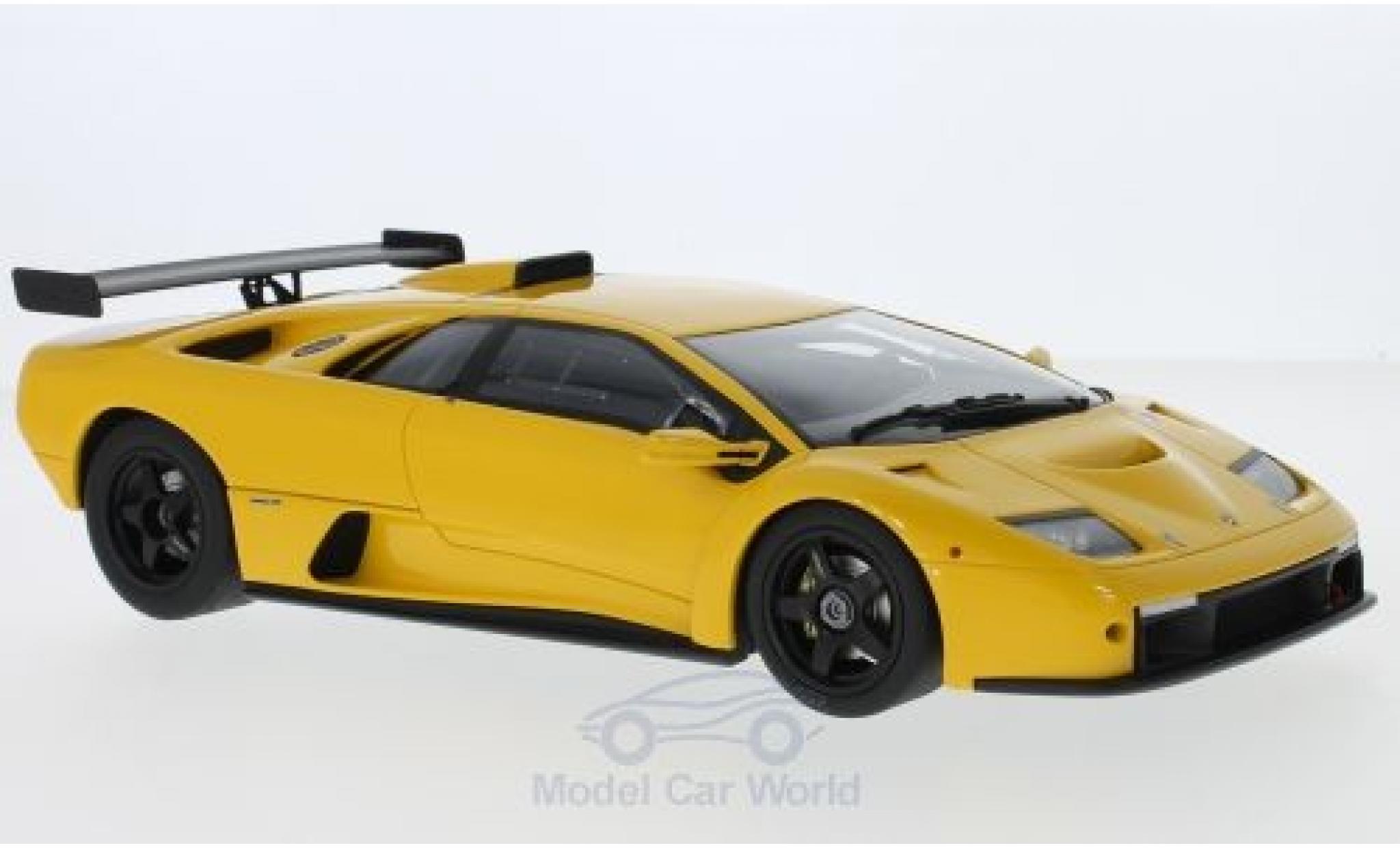 Lamborghini Diablo GTR 1/18 Kyosho GTR yellow 1999 diecast model cars