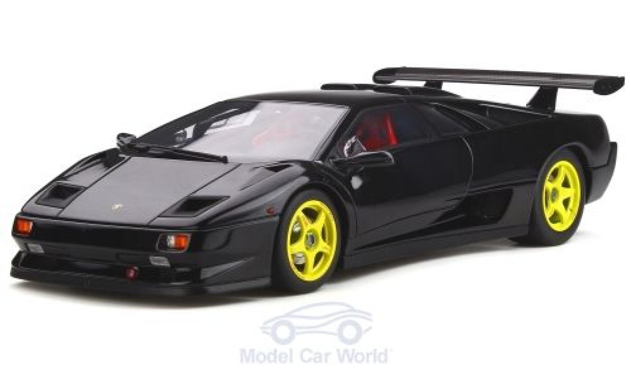 Lamborghini Diablo 1/18 Kyosho SVR black diecast model cars