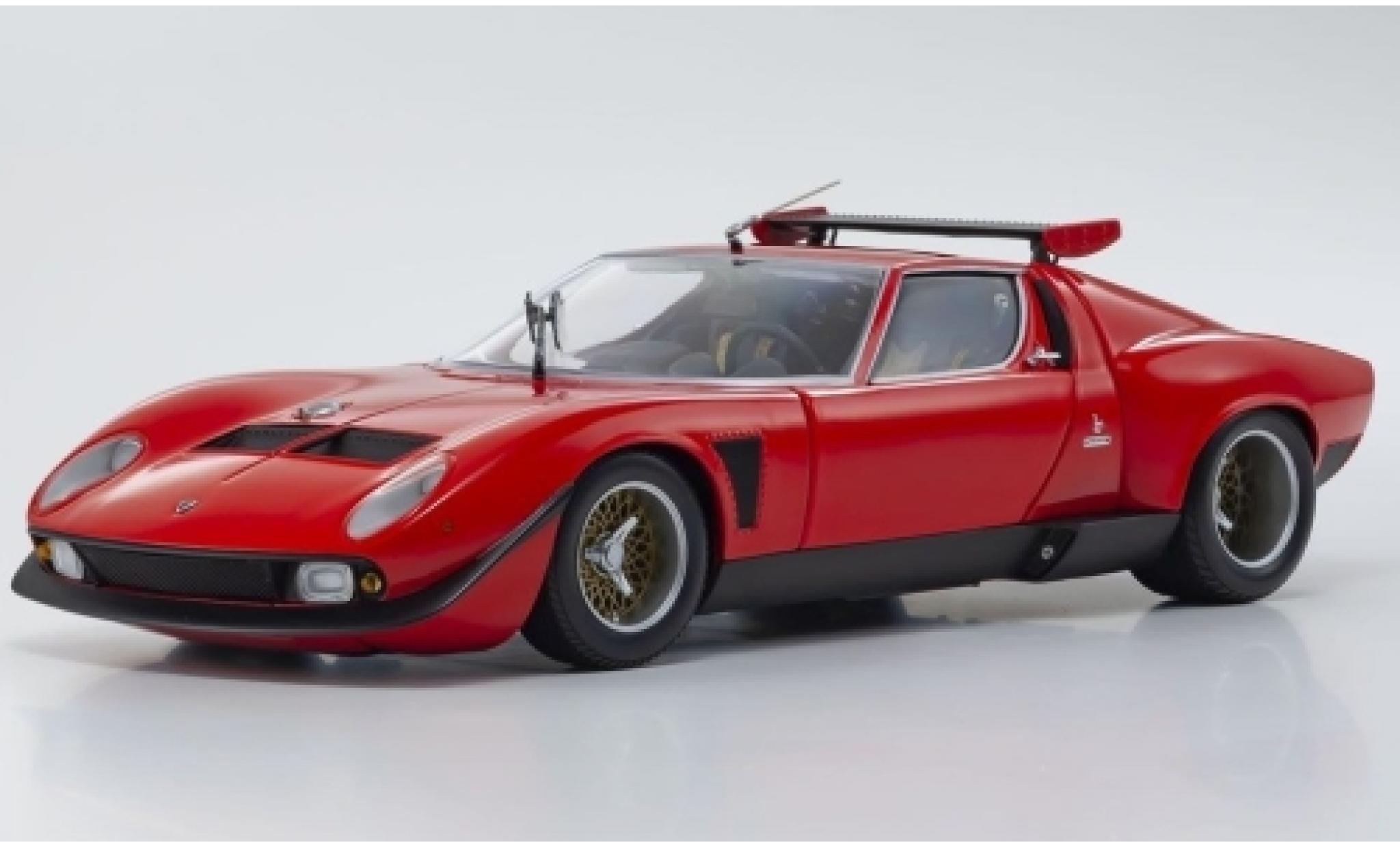 Lamborghini Miura 1/18 Kyosho SVR red/black diecast model cars