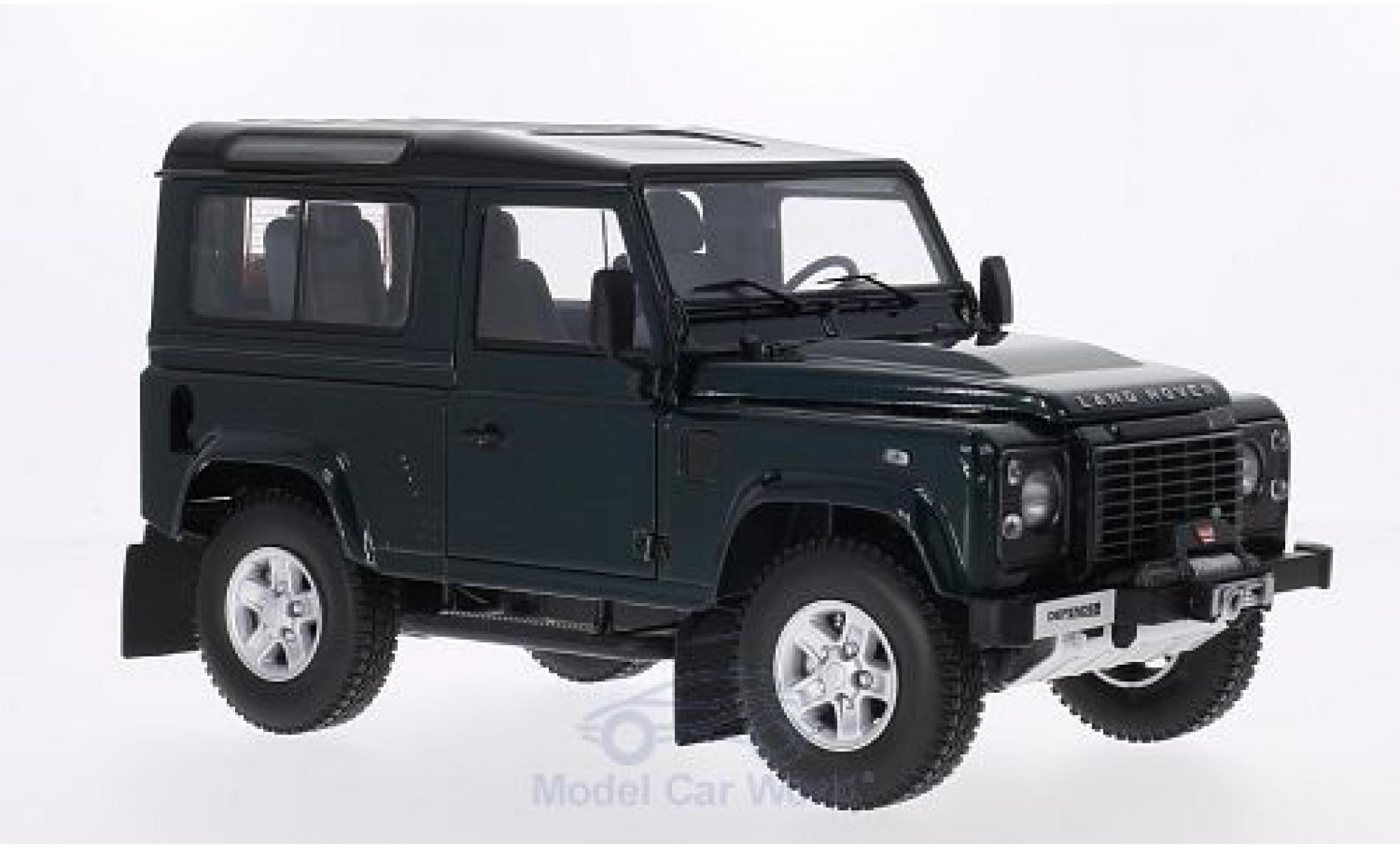 Land Rover Defender 1/18 Kyosho 90 green diecast model cars