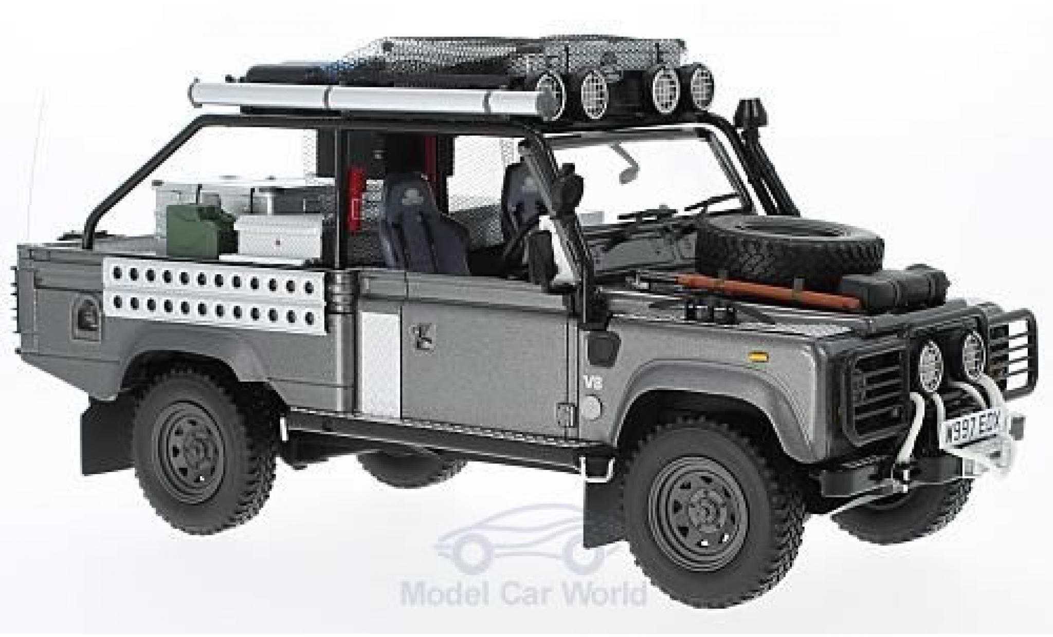 Land Rover Defender 1/18 Kyosho metallic grey RHD Movie Edition diecast model cars