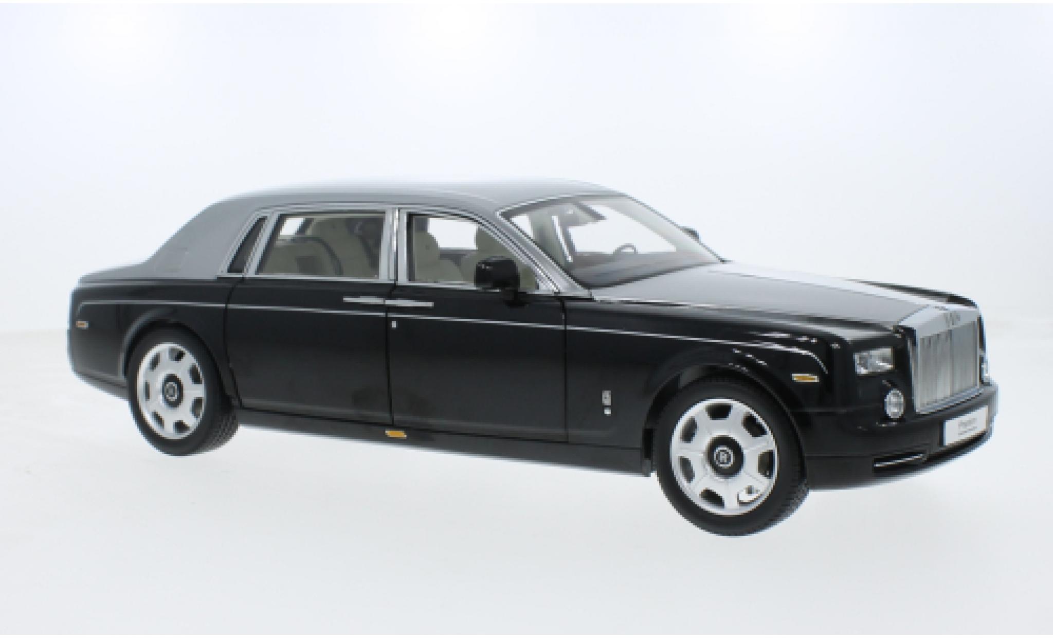 Rolls Royce Phantom 1/18 Kyosho EWB black/silver 1:18 diecast model cars