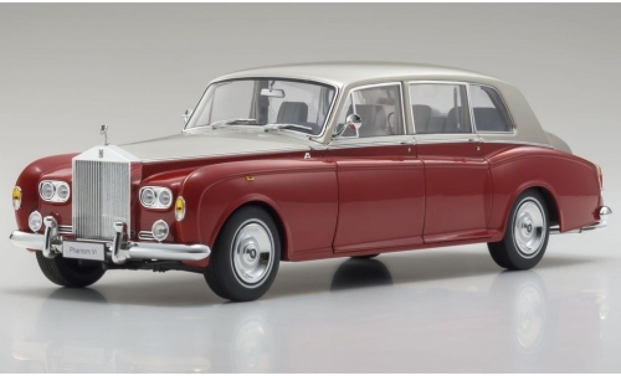 Rolls Royce Phantom 1/18 Kyosho VI red/beige RHD diecast model cars