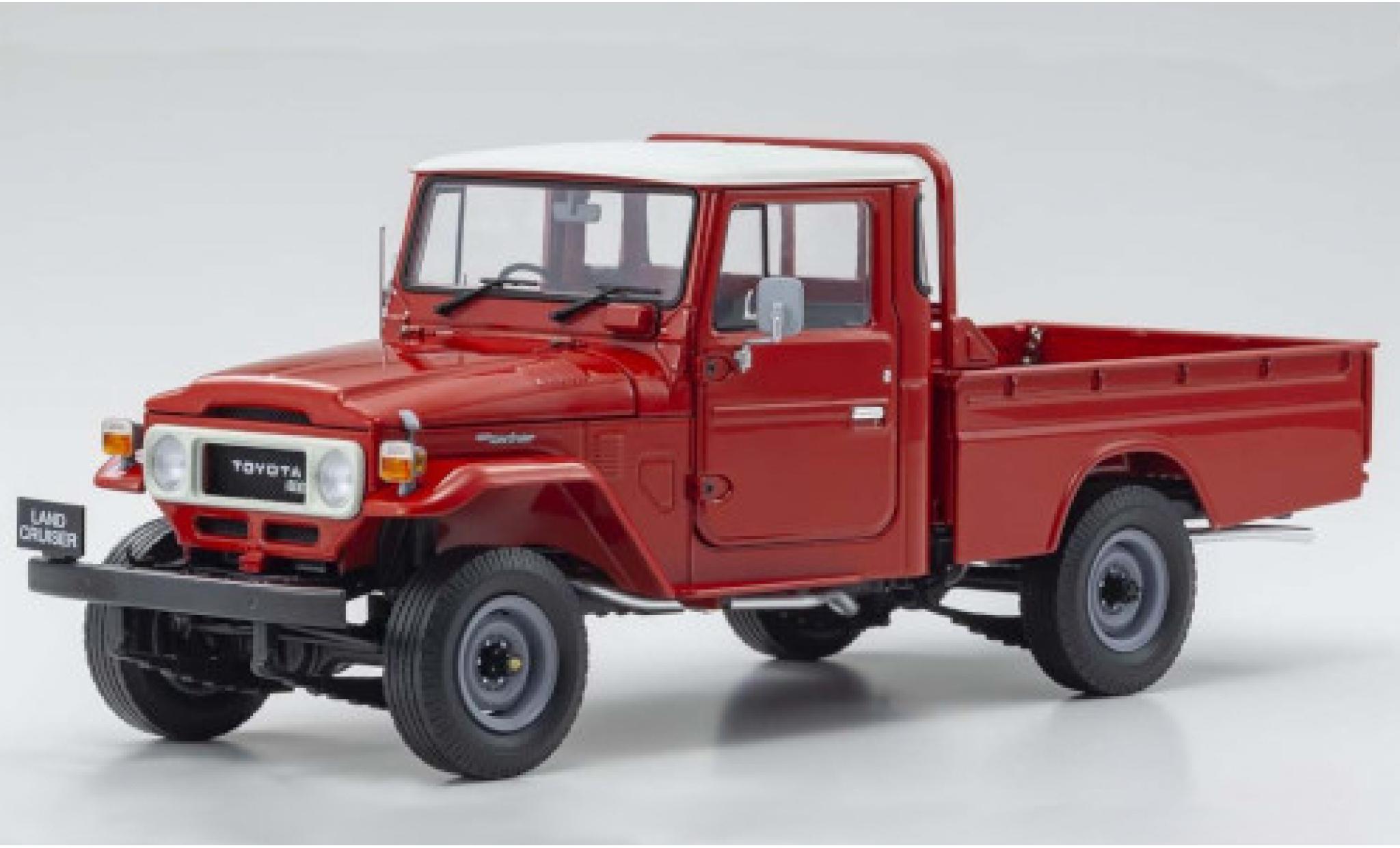 Toyota Land Cruiser 1/18 Kyosho 40 Pick Up red RHD diecast model cars