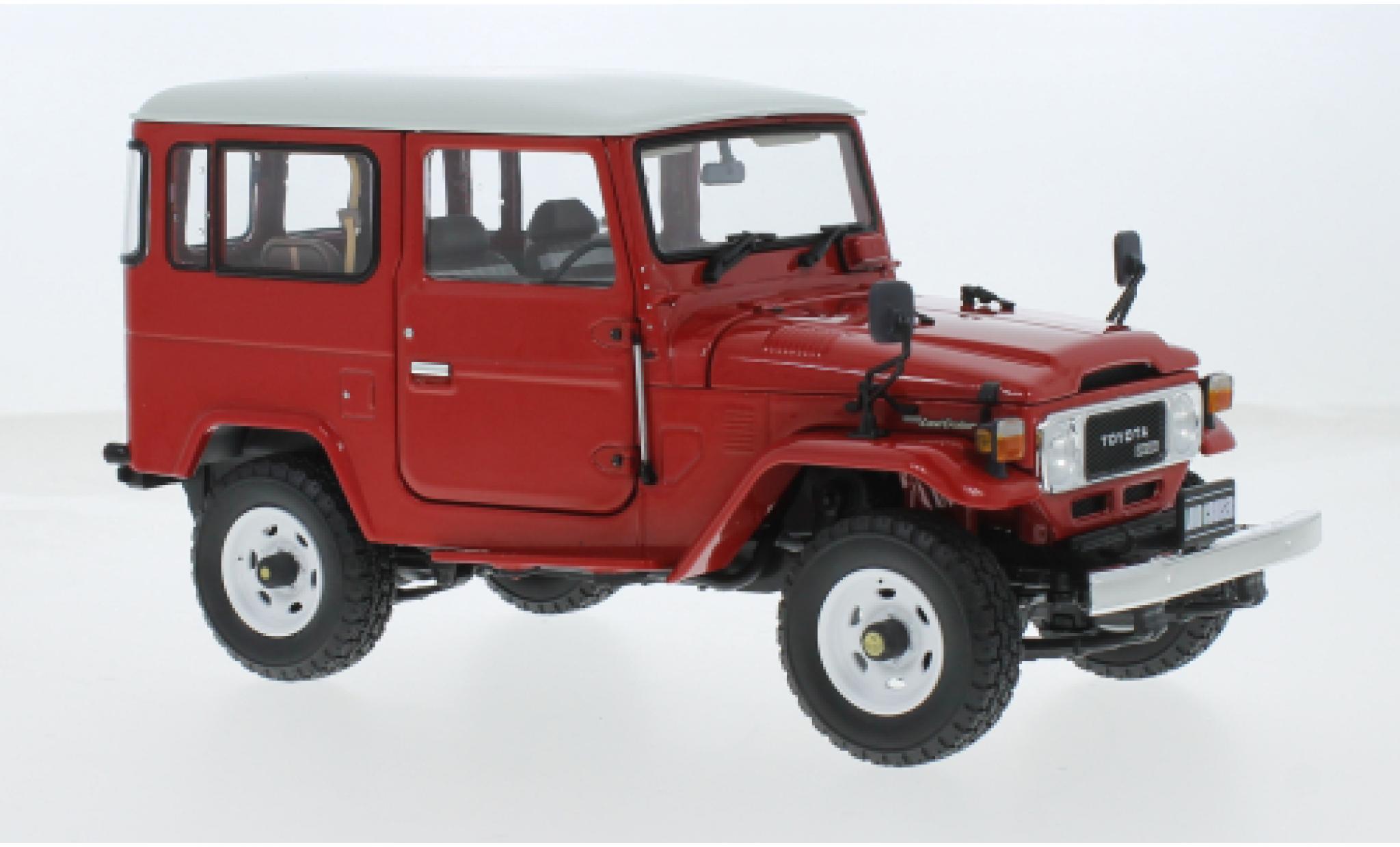 Toyota Land Cruiser 1/18 Kyosho 40 Van (BJ42V) red/white 1:18 diecast model cars