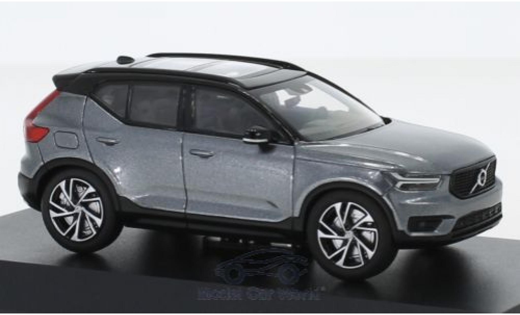 Volvo XC 1/43 Kyosho 40 metallic grey diecast model cars