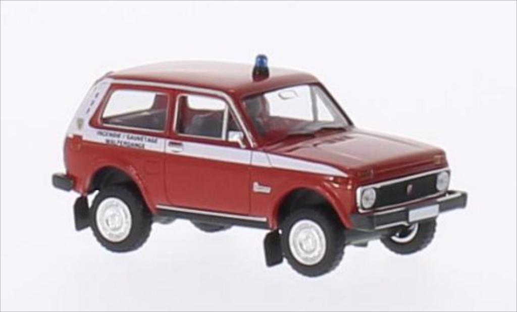 Lada Niva 1/87 Brekina Fire brigade Walferdange (LUX) diecast model cars