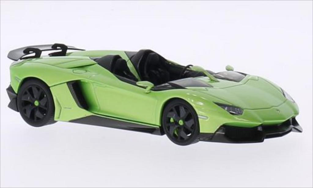 Lamborghini Aventador J 1/43 Autoart J Roadster metallic grun 2012 diecast model cars