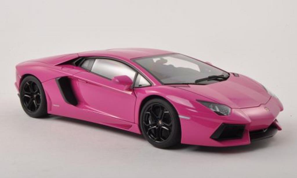 Lamborghini Aventador LP700-4 1/18 Autoart LP700-4 pink diecast model cars