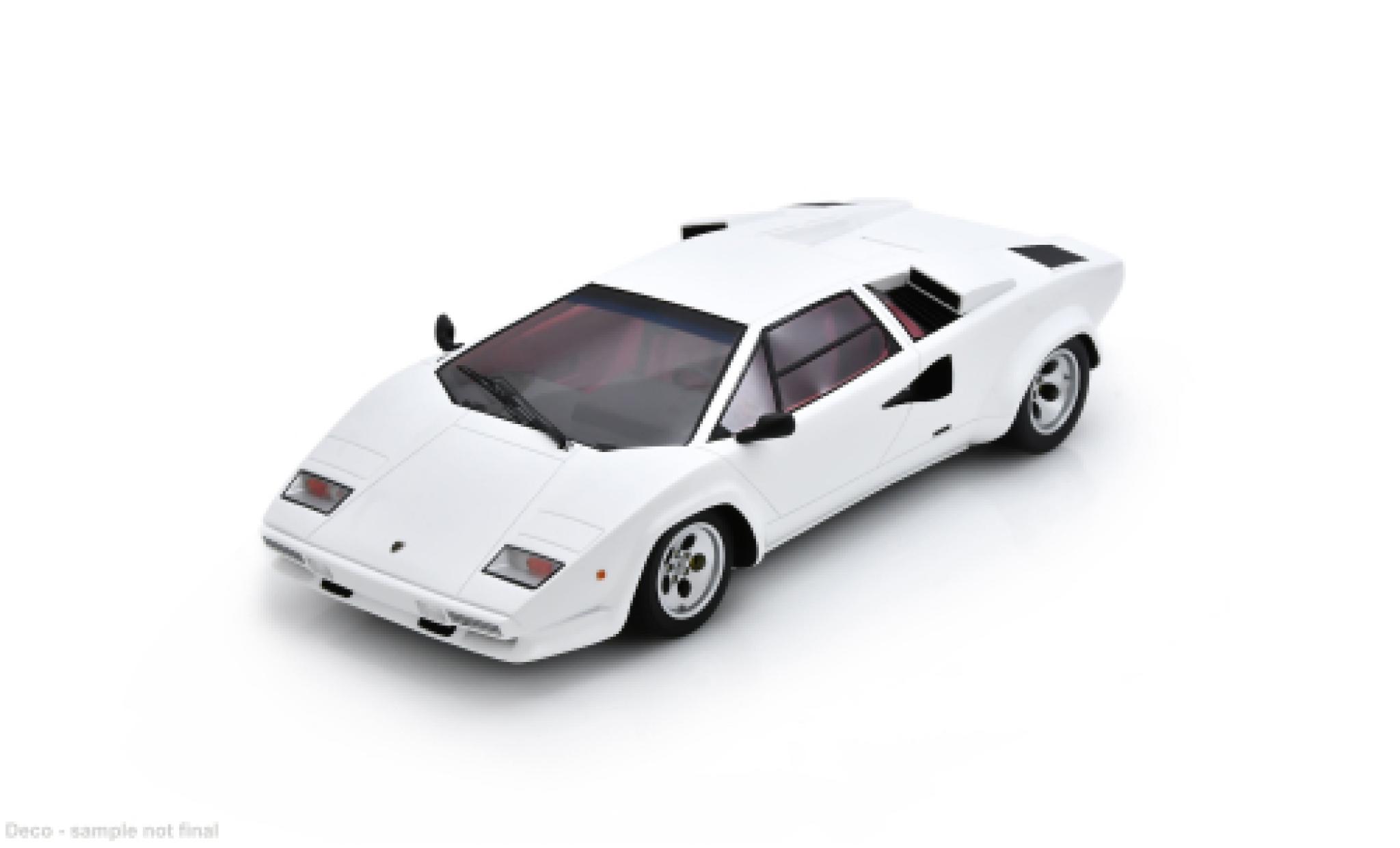 Lamborghini Countach 1/18 Spark 5000 QV white 1:18 diecast model cars