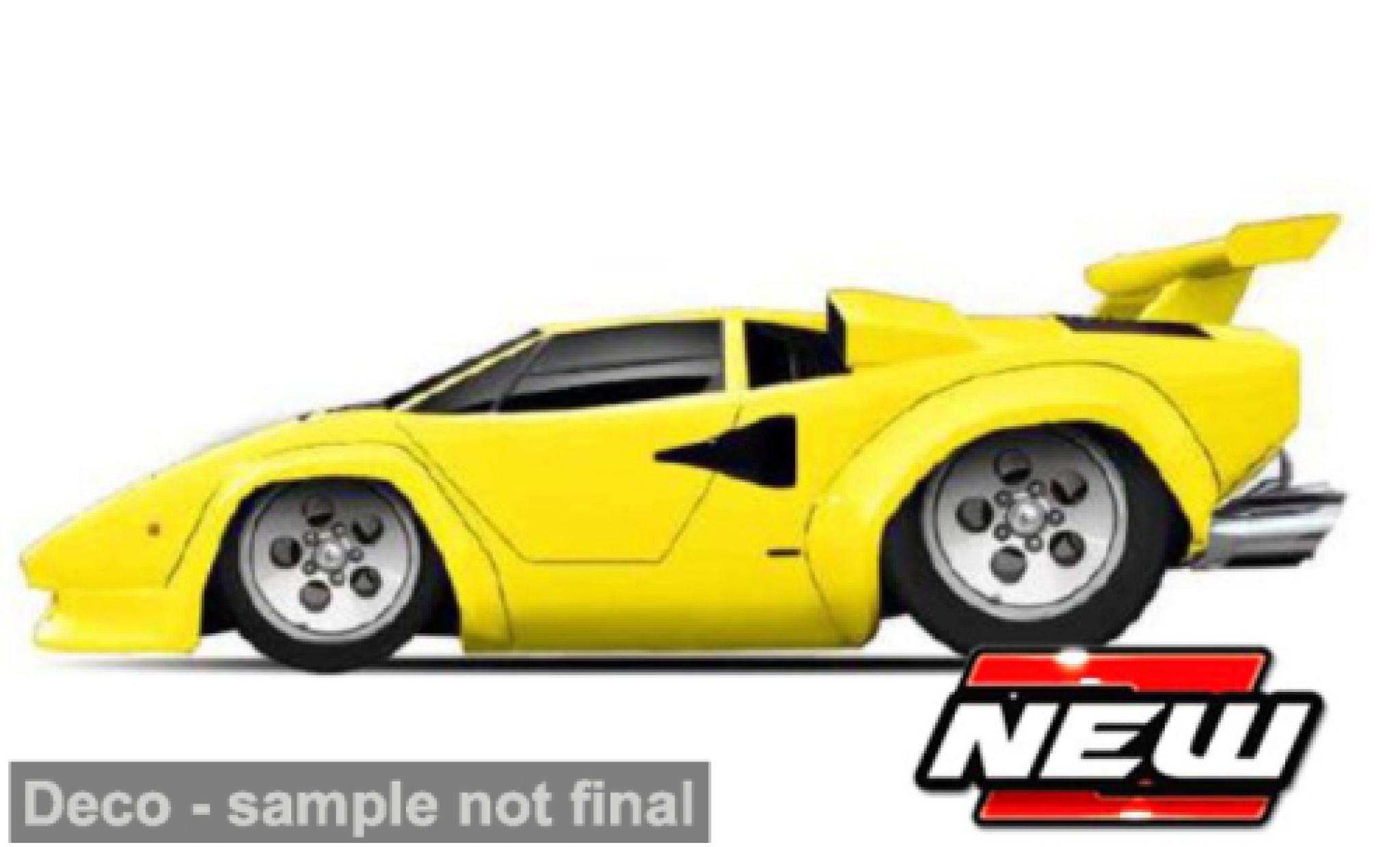 Lamborghini Countach 1/64 Maisto yellow 1:64 diecast model cars