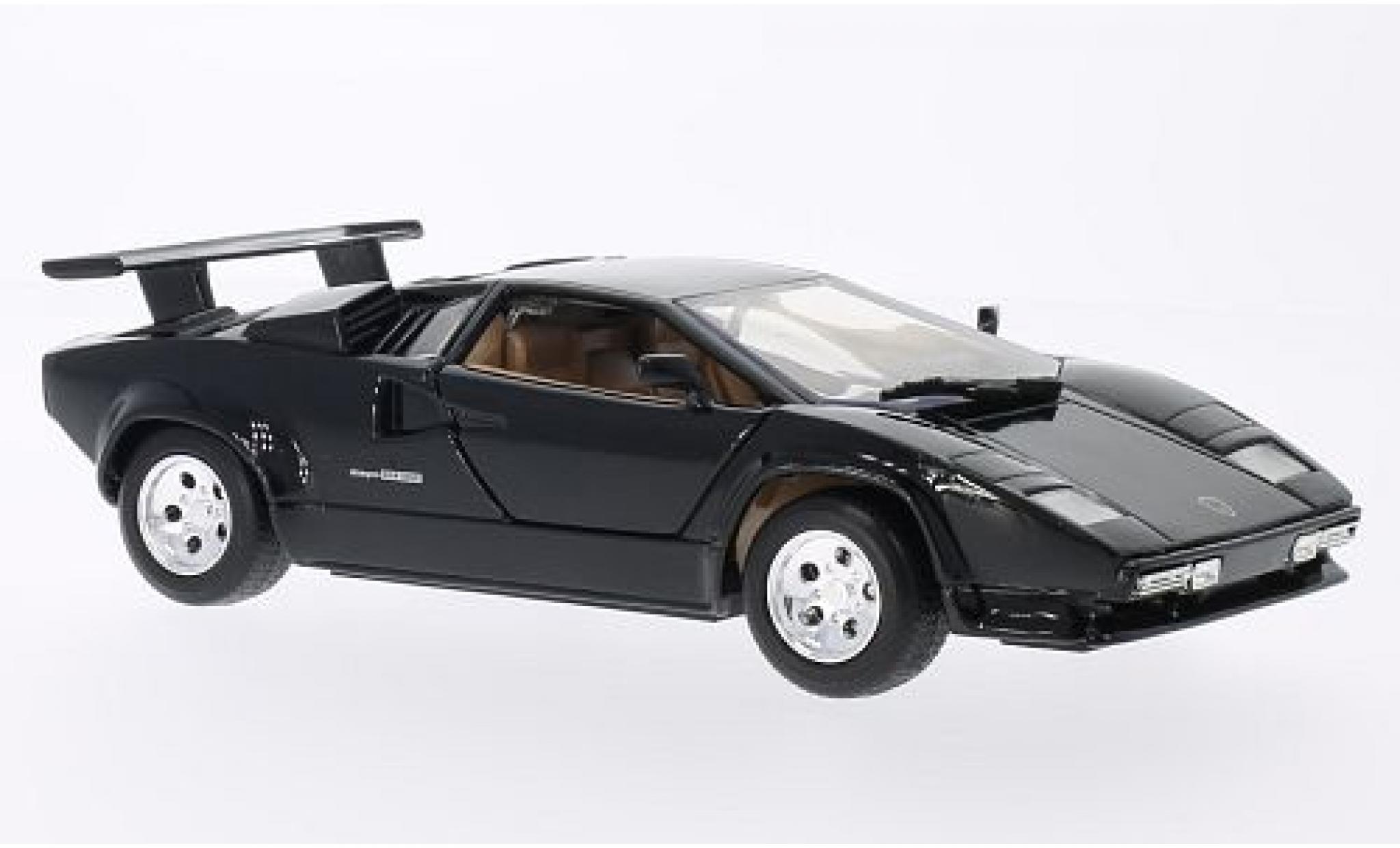 Lamborghini Countach 1/24 Motormax black 1:24 diecast model cars