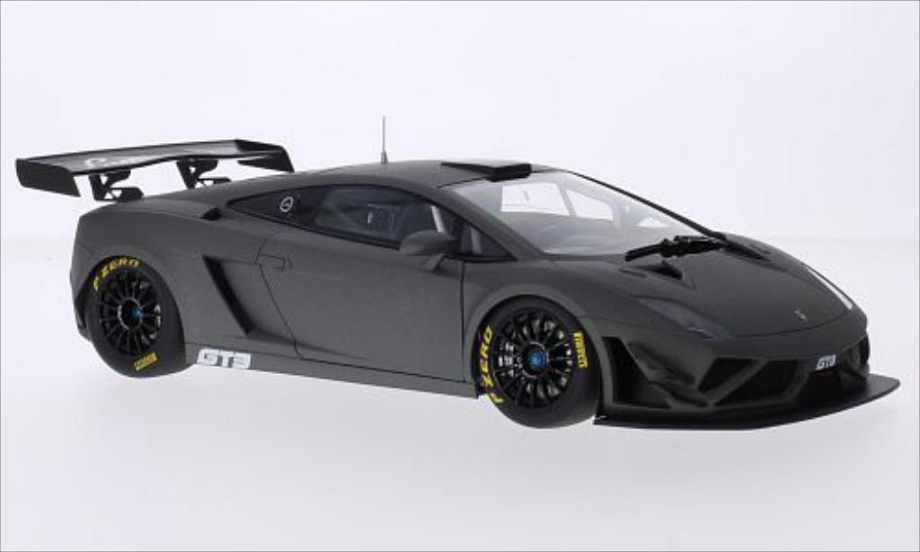 Lamborghini Gallardo 1/18 Autoart GT3 FL2 matt-grey 2013 diecast model cars