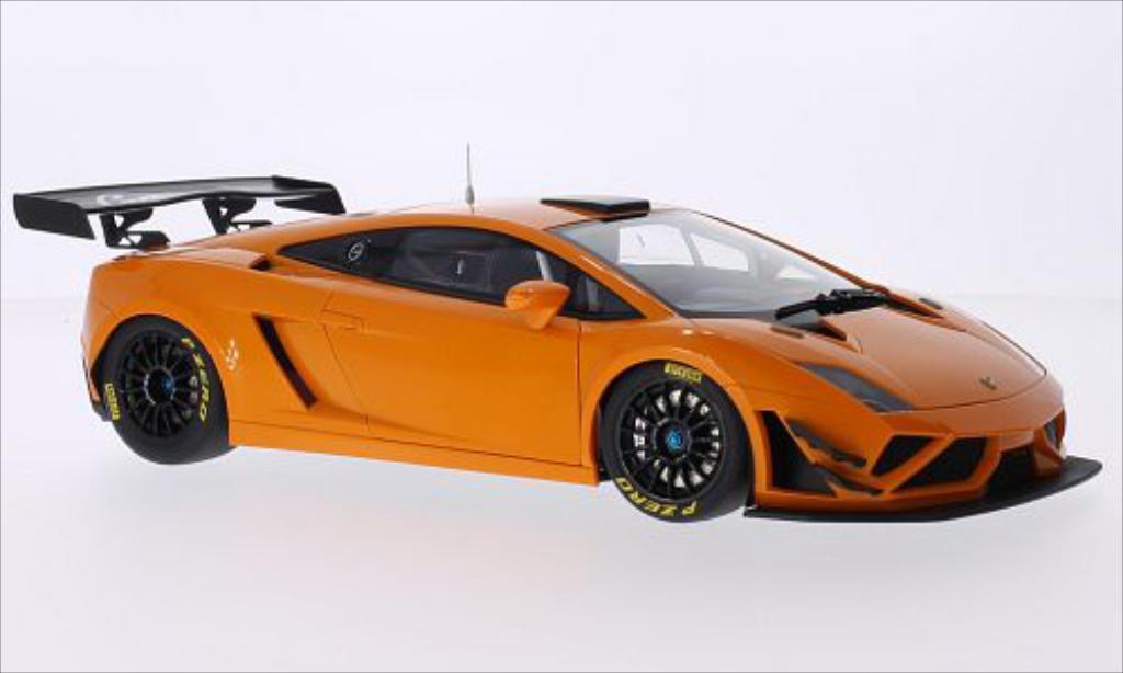 Lamborghini Gallardo 1/18 Autoart GT3 FL2 metallic orange 2013 diecast model cars
