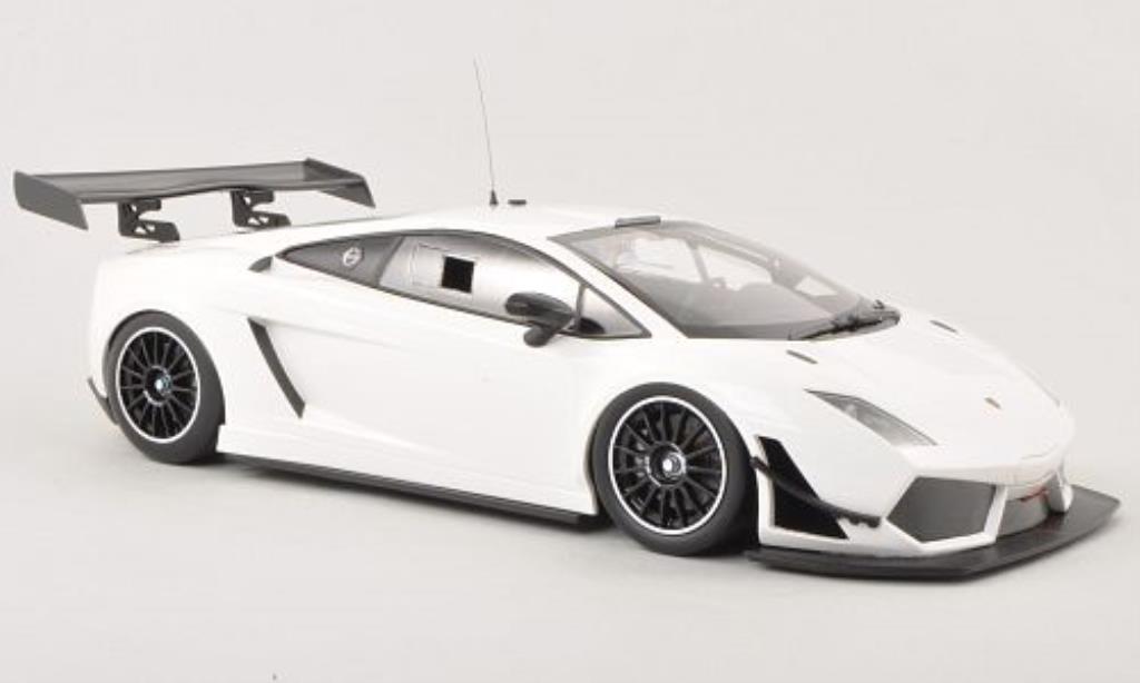 Lamborghini Gallardo 1/18 Minichamps LP 600+ GT3 Street white 2011 diecast model cars