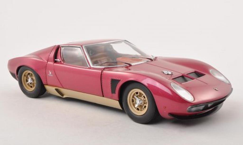 Lamborghini Miura Jota 1/18 Kyosho Jota SVJ lila/gold diecast model cars