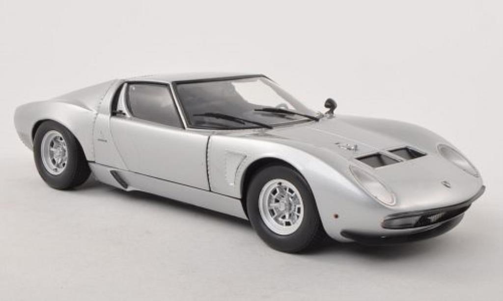 Lamborghini Miura Jota 1/18 Kyosho Jota SVJ grey diecast model cars