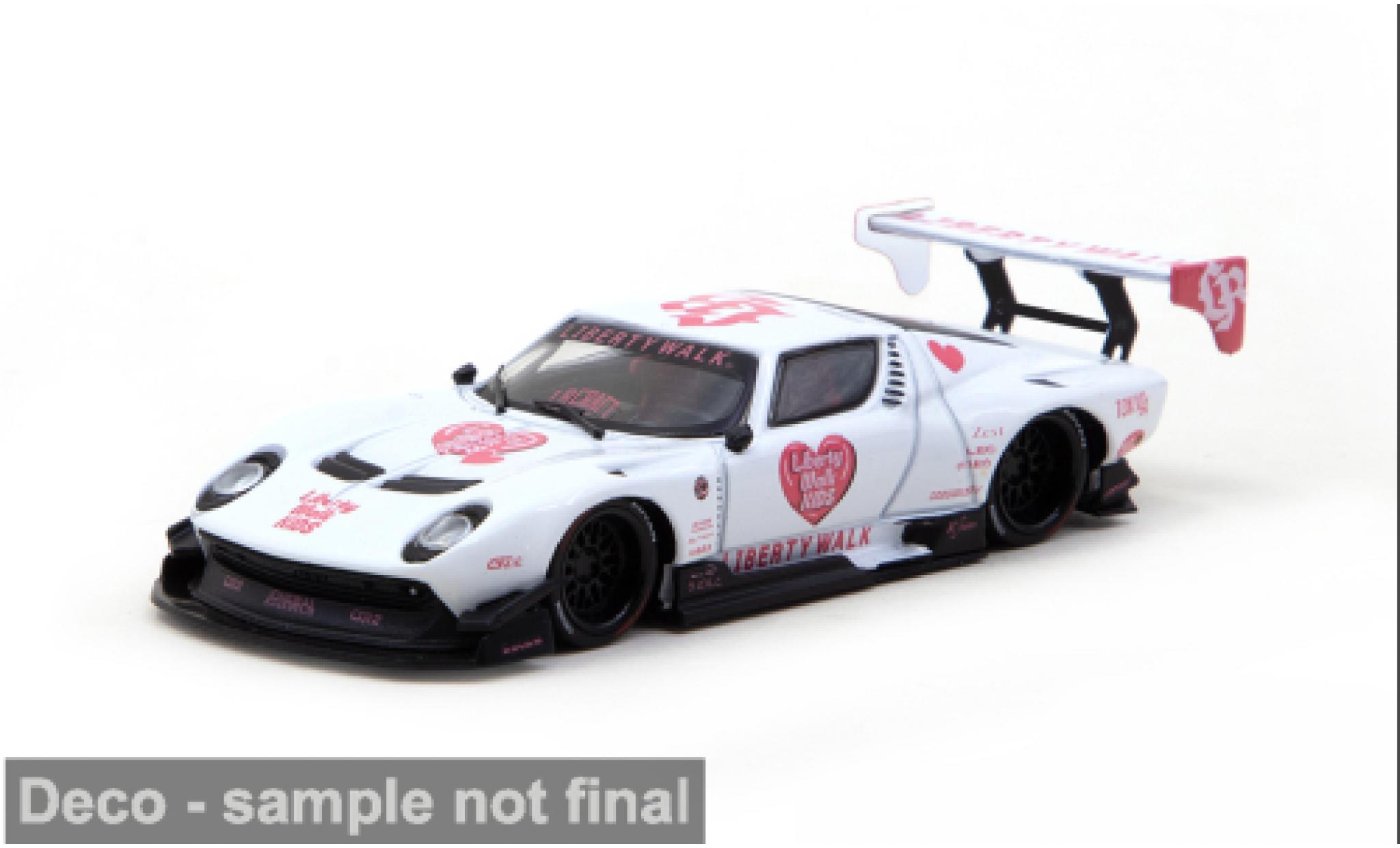 Lamborghini Miura 1/64 Tarmac Works LB-Silhouette Works Kids weiss/rot 2026 1:64 diecast model cars