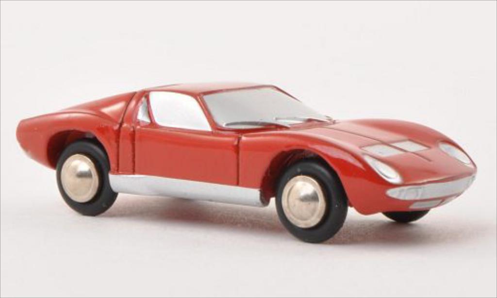 Lamborghini Miura 1/90 Schuco red diecast model cars