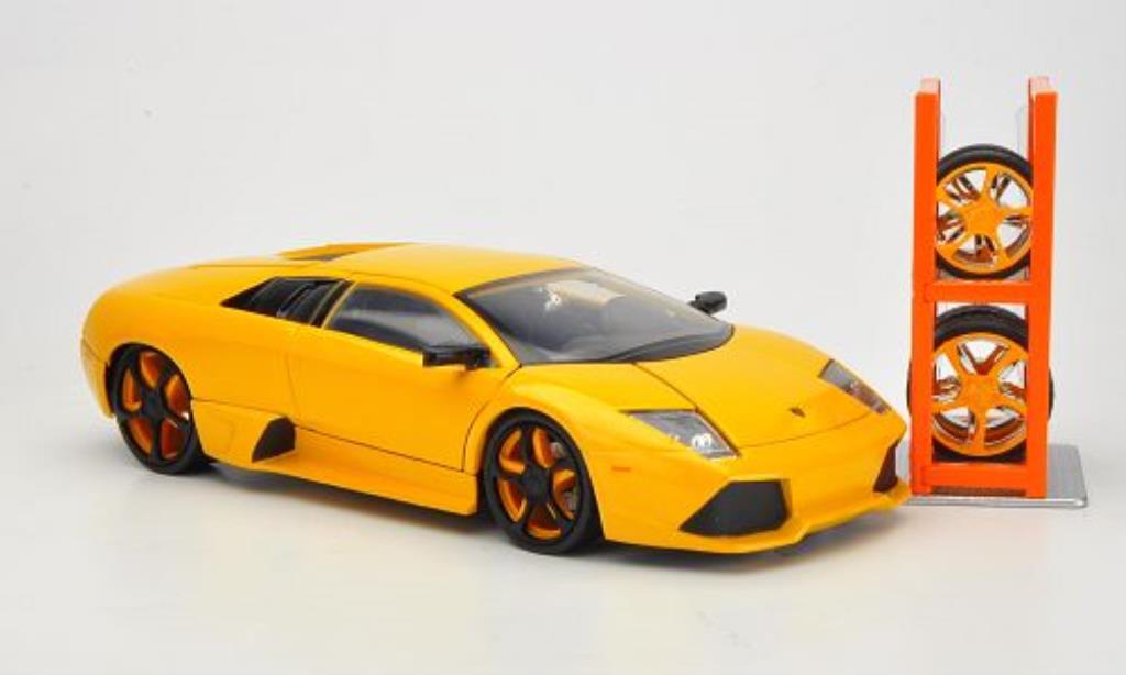 Lamborghini Murcielago LP640 1/24 Jada Toys LP640 Tuning yellow diecast model cars