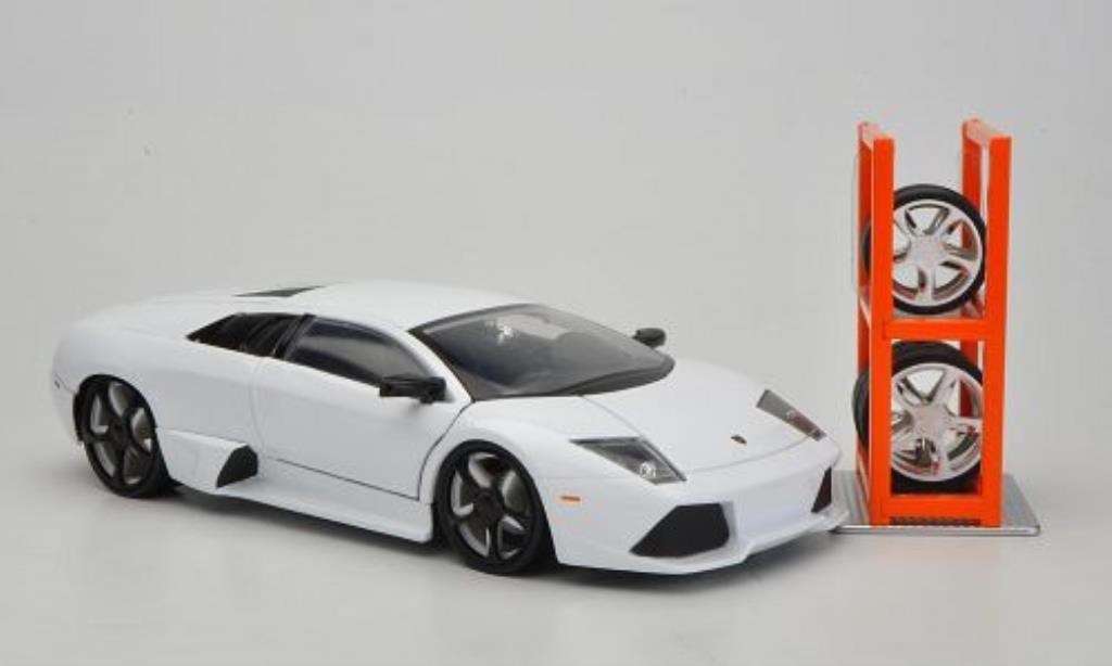 Lamborghini Murcielago LP640 1/24 Jada Toys LP640 Tuning white diecast model cars