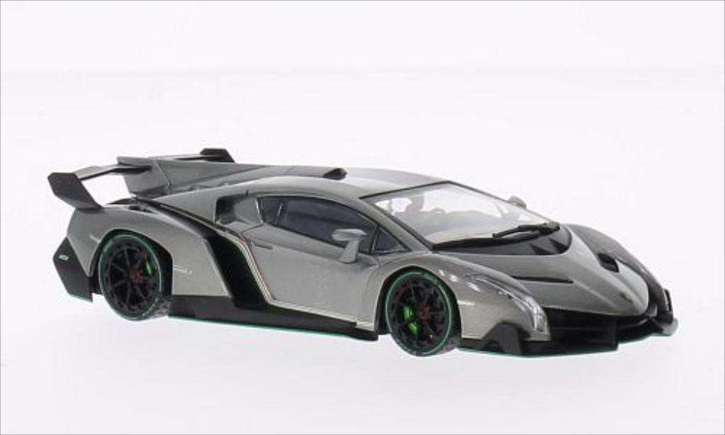 Lamborghini Veneno 1/43 Kyosho metallic grey/grun diecast model cars