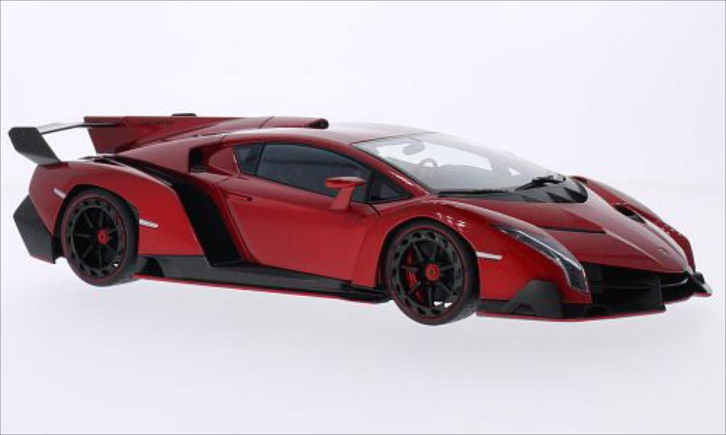 Lamborghini Veneno 1/18 Autoart metallic red 2013 diecast model cars