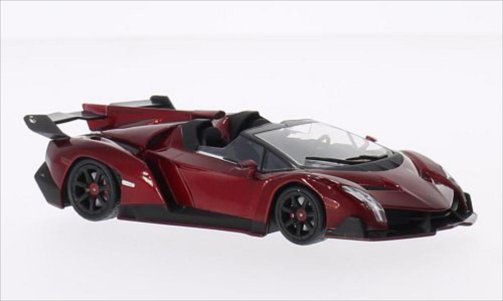 Lamborghini Veneno 1/43 WhiteBox Roadster metallic red 2013 diecast model cars
