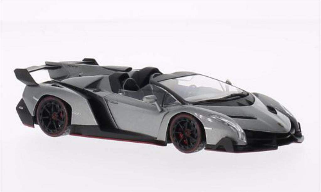 Lamborghini Veneno 1/43 Kyosho Roadster metallic grey/grun diecast model cars