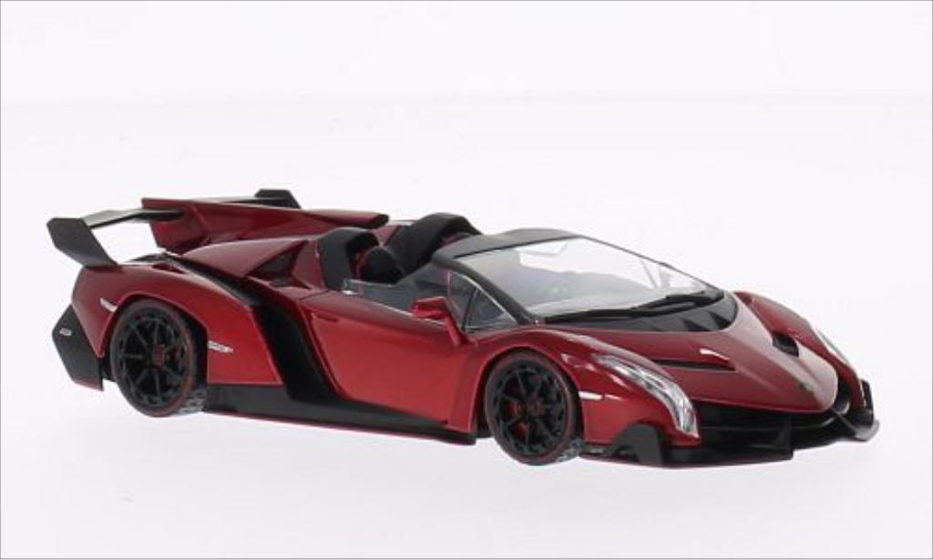 Lamborghini Veneno 1/43 Kyosho Roadster metallic red diecast model cars