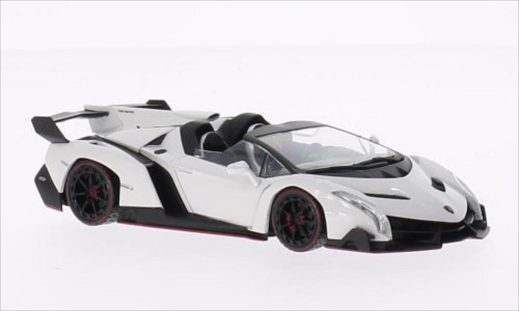 Lamborghini Veneno 1/43 Kyosho Roadster white/red diecast model cars