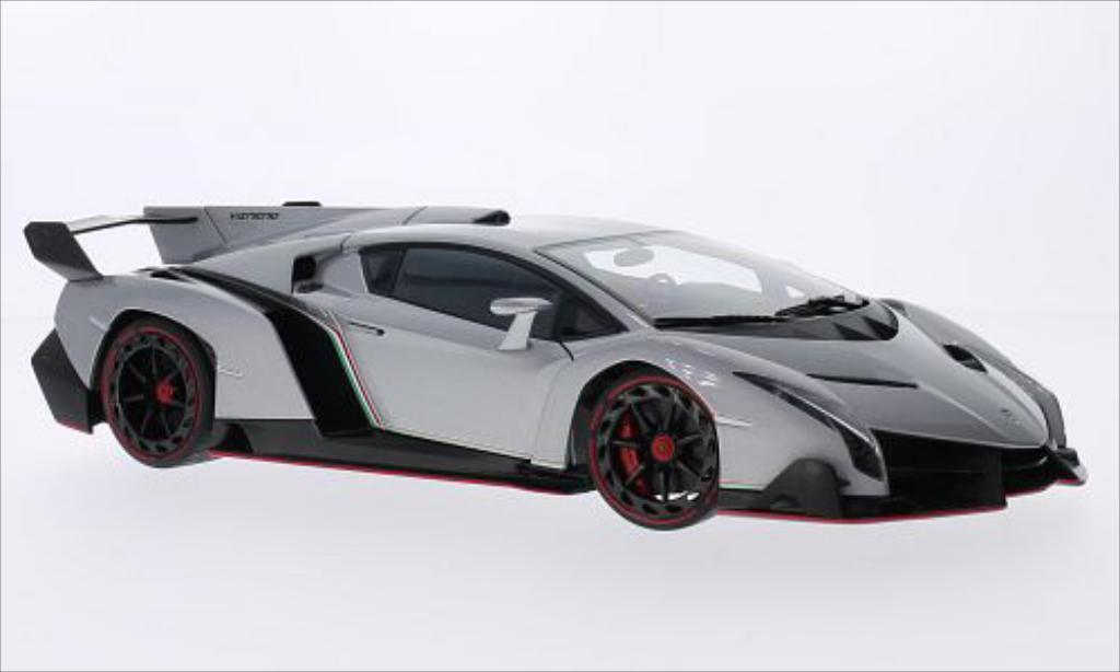 Lamborghini Veneno 1/18 Autoart Showcar Salon Genf metallic grey 2013 diecast model cars