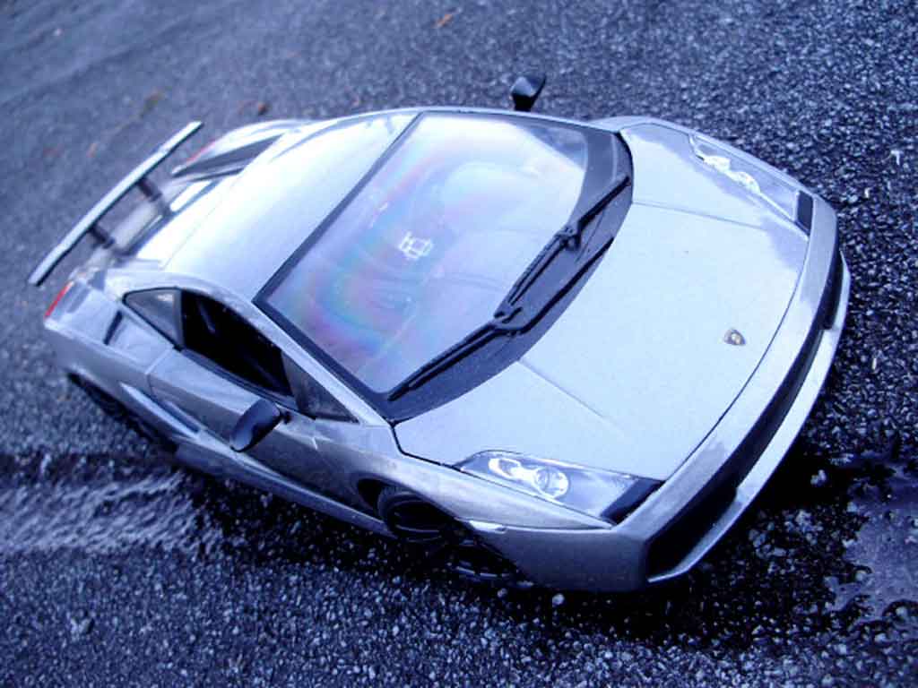 Lamborghini Gallardo Superleggera grey foncee 1/18 Maisto