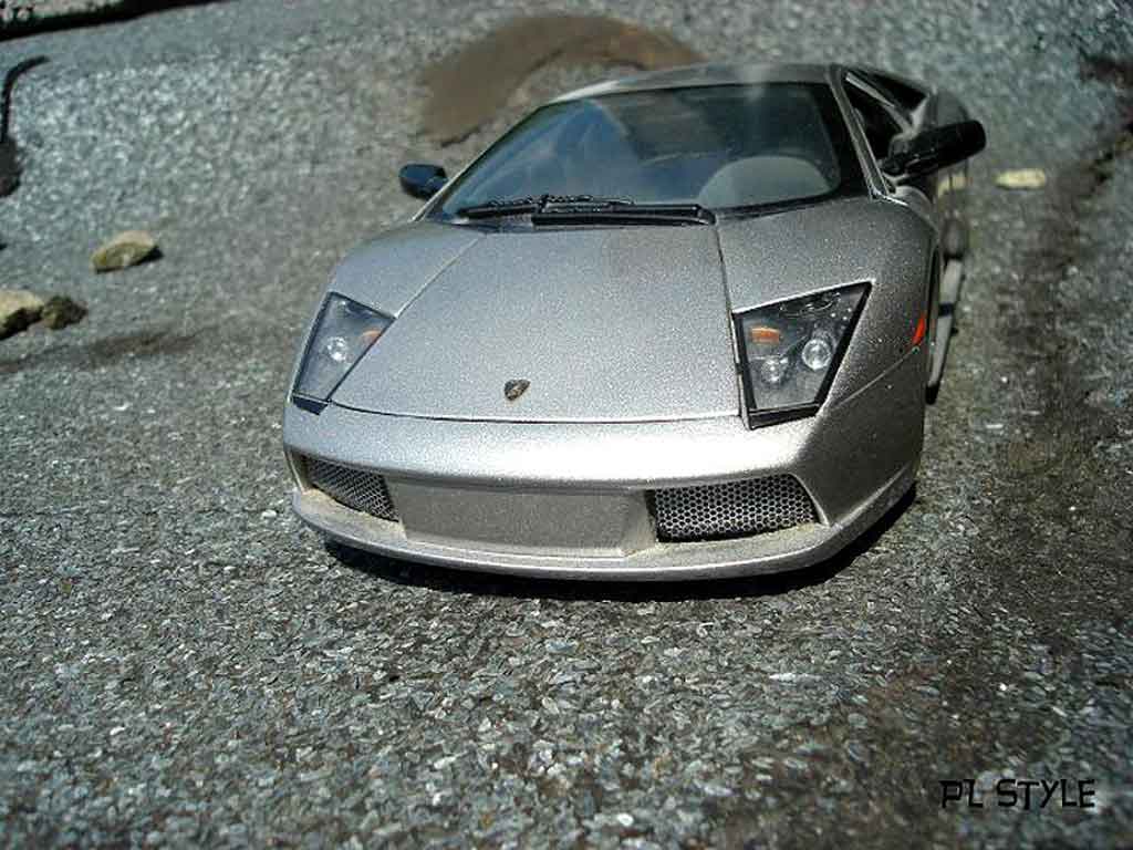 Lamborghini Murcielago 1/18 Maisto competizione grey diecast model cars