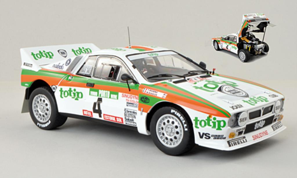 Lancia 37 1/18 Kyosho No.4 Totip Rally Portugal 1985 /T.Siviero diecast model cars