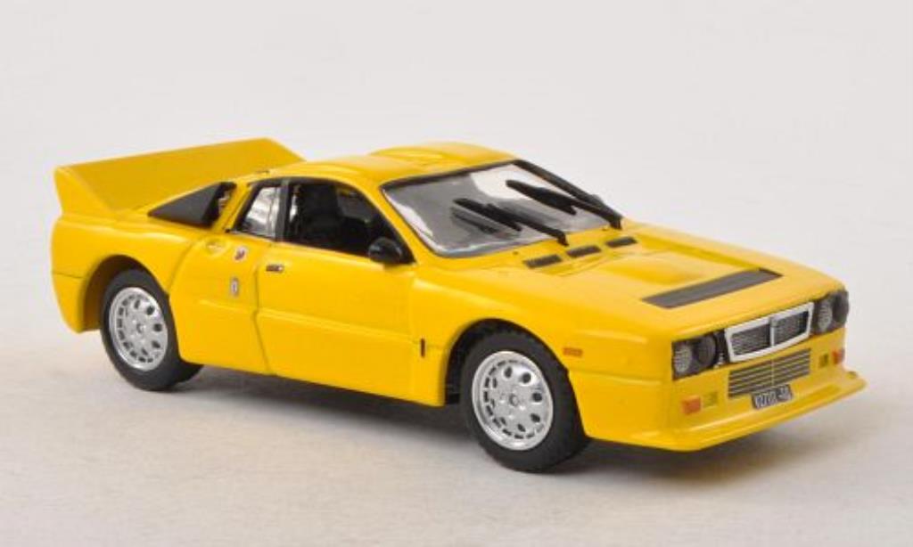 Lancia 37 1/43 Vitesse Stradale yellow 1982 diecast model cars