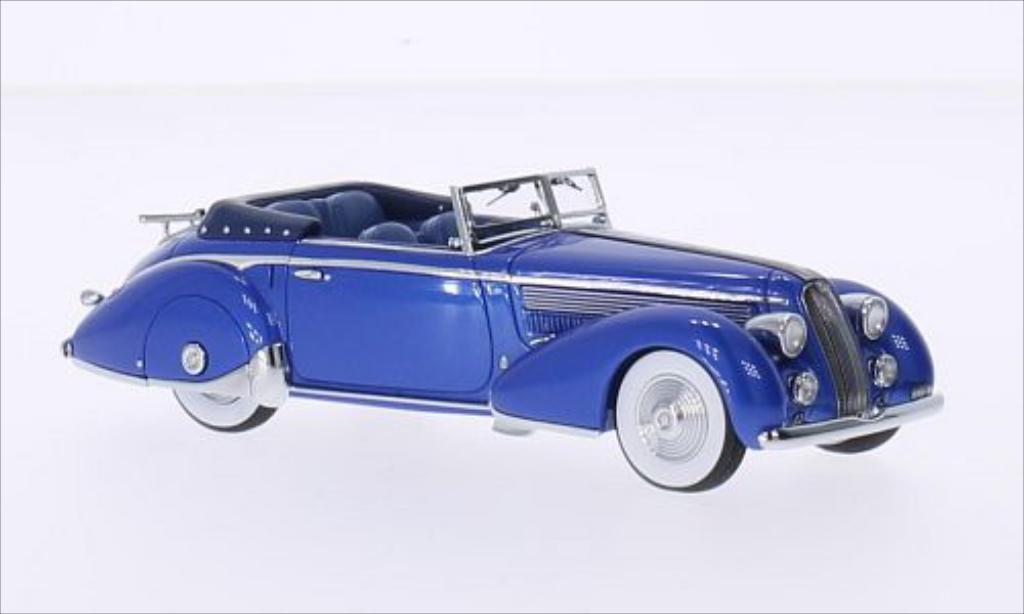 Lancia Astura 1/43 Minichamps Tipo 233 Corto metallic blue 1936 diecast model cars