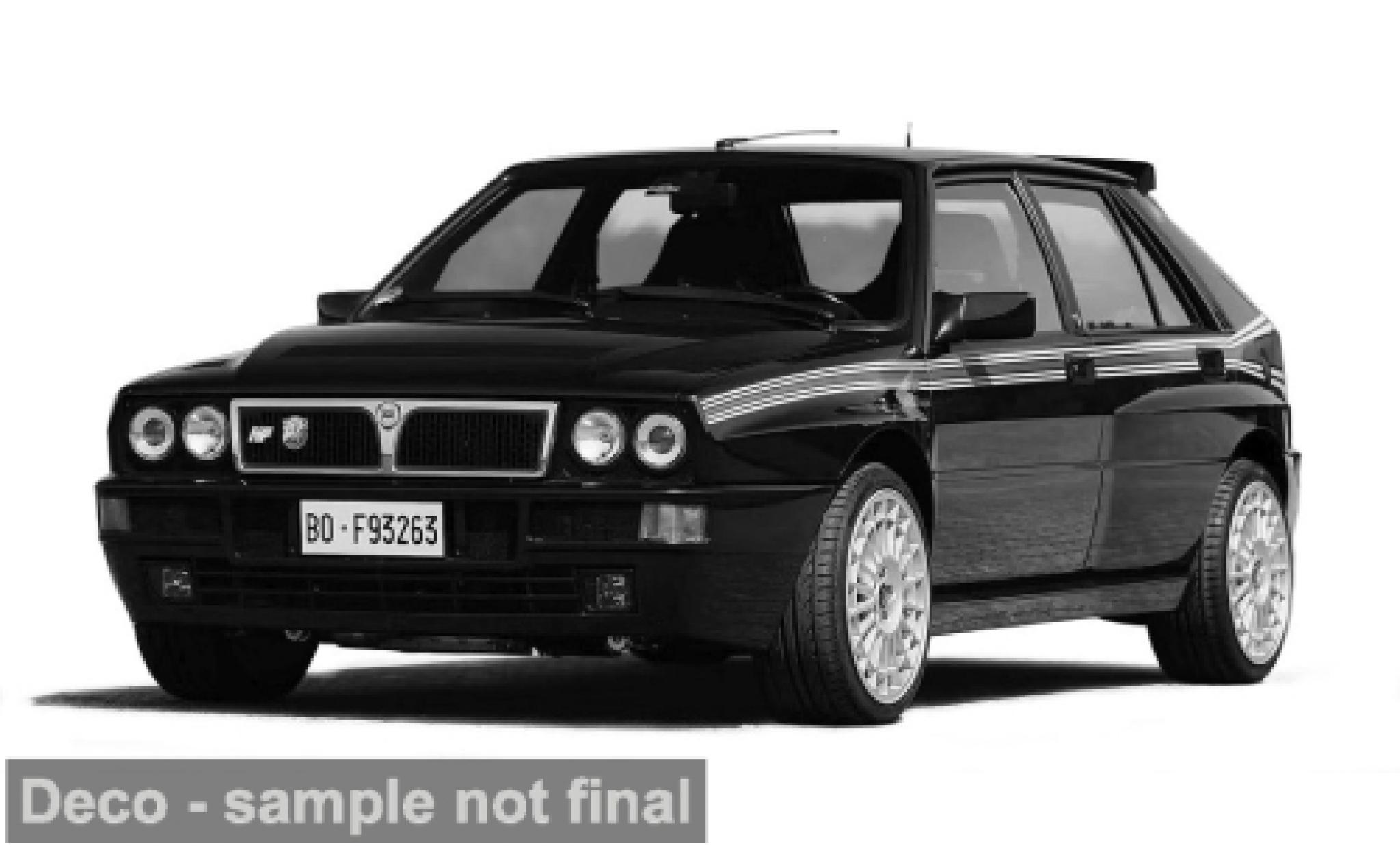 Lancia Delta 1/43 IXO HF integrale EVO black/Dekor 1992 1:43 diecast model cars