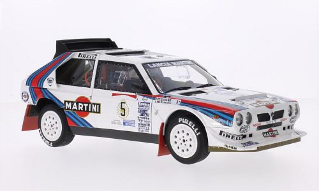 Lancia Delta S4 1/18 Autoart S4 No.5 Martini Rally WM Rally Argentinien 1986 /T.Siviero diecast model cars