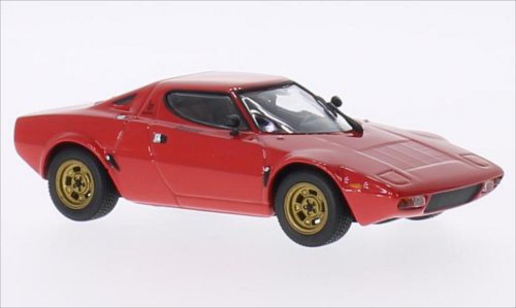 Lancia Stratos 1/43 Minichamps Stradale red diecast model cars