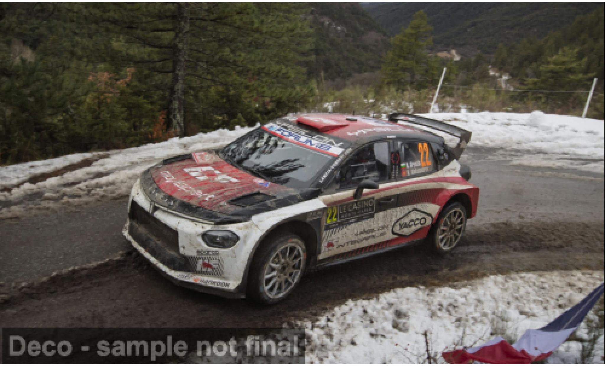 Lancia Ypsilon 1/43 IXO Rally2 HF Integrale Rally Monte Carlo 2026 #22 N.Gryazin/K.Aleksandrov 1:43 diecast model cars